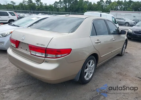 2004 Honda Accord 3.0 Ex из США, поврежденный, VIN 1HGCM66504A102584